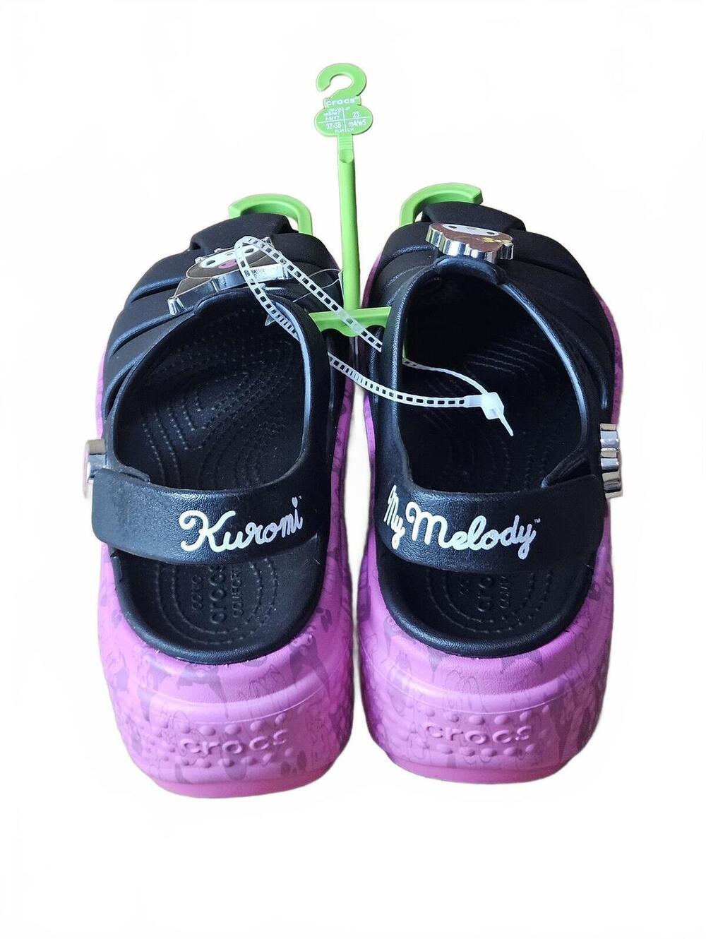 Crocs Women's Sanrio My Melody/Kuromi Stomp Platform Sandals Womens Size 7 - Picture 3 of 7
